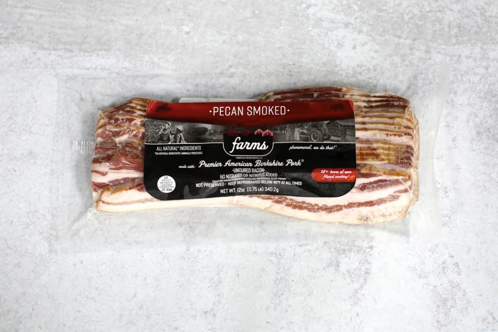 Berkshire Pork Pecan Smoked Uncured Bacon Red Top Farms